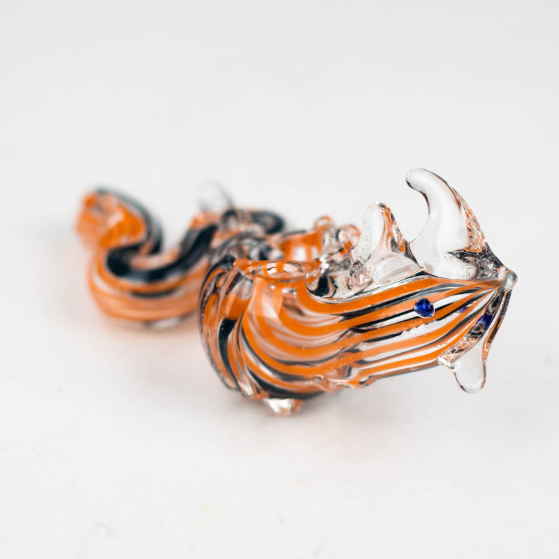 O 4.5" Dragon glass hand pipe Pack of 2