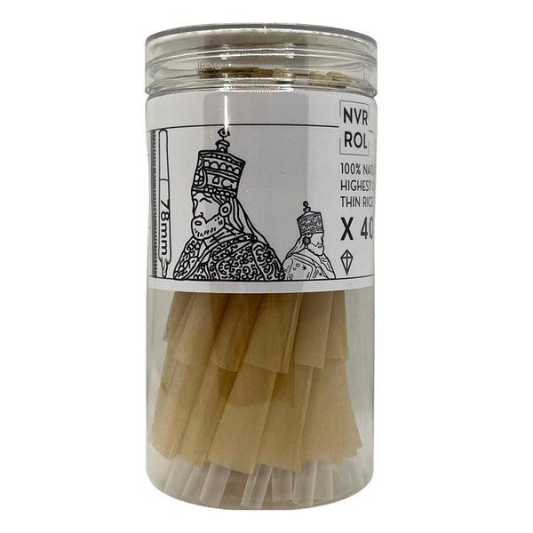 O Kiteman | Unbleached Natural Rice Paper Cone -Medium Size -X40 Cones