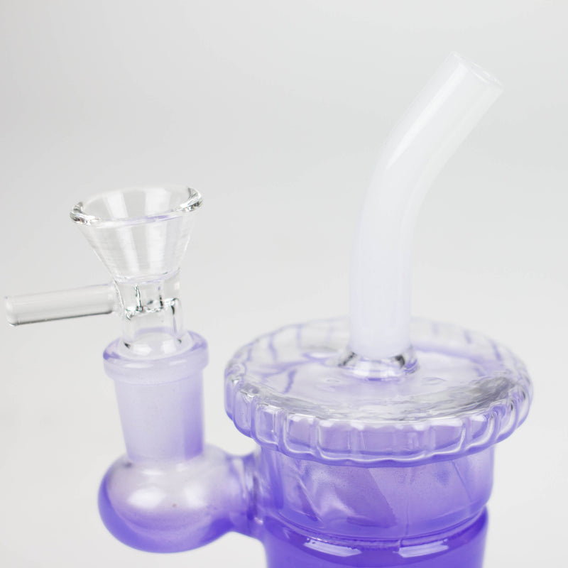 O 5.5" Cup water bong with Straw [XY-13x]