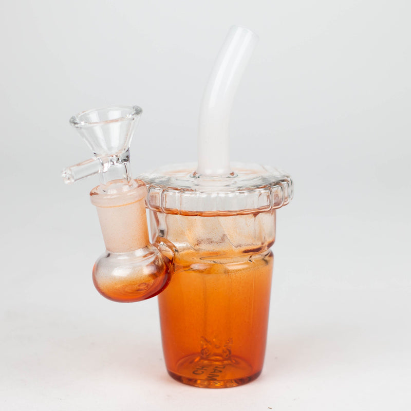 O 5.5" Cup water bong with Straw [XY-13x]