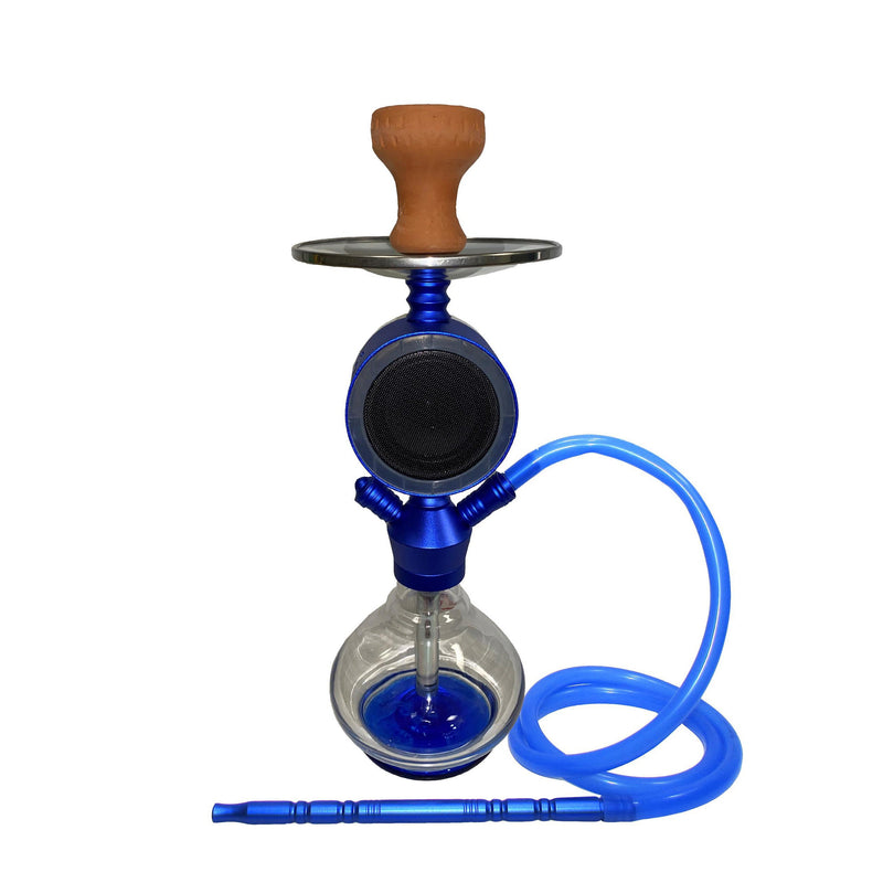 O Little Mike Husic Hookah Single Hose (Hookah with speaker included) 17 inches.