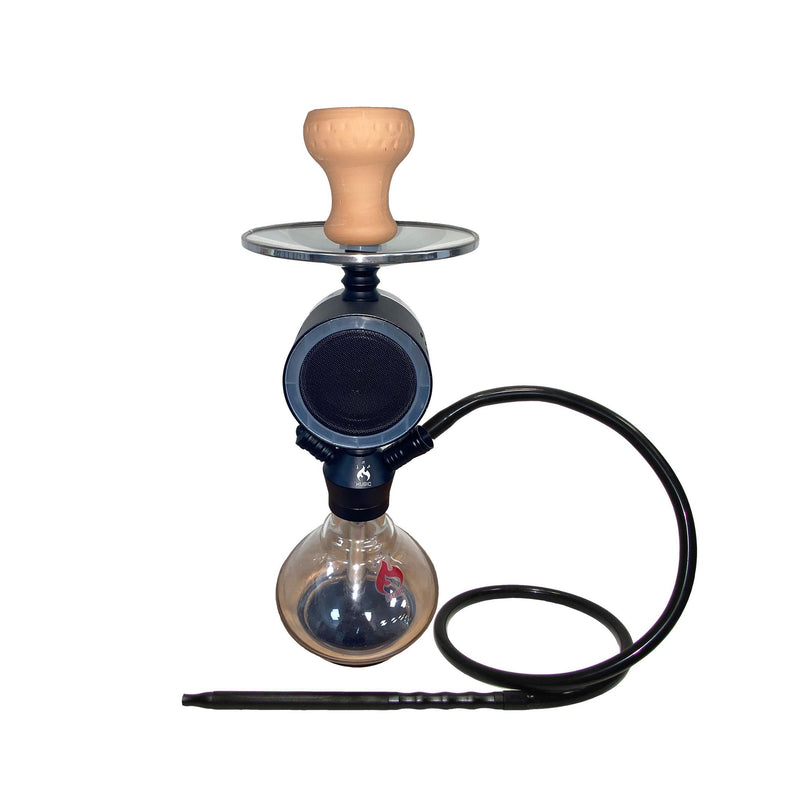 O Little Mike Husic Hookah Single Hose (Hookah with speaker included) 17 inches.