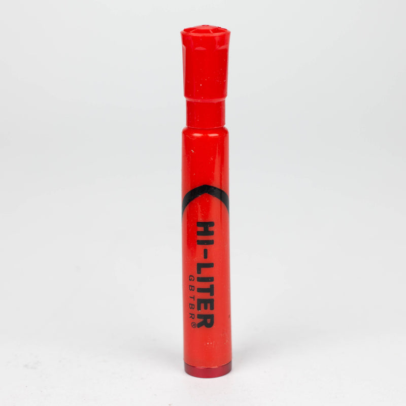5.2" Discreet Hi Liter Marker Shape Aluminum Smoking Pipe Pack of 10 [RT-16] Metal Pipe Canadian Distributor
