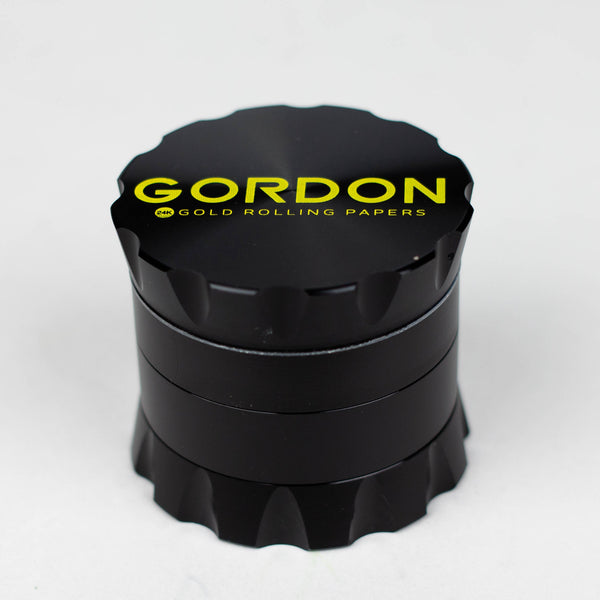 GORDON | 4 Lay Aluminum Alloy Herb Grinder Box of 6 [PH5034-Gordon] Display Pack Canadian Distributor