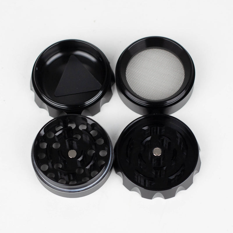 GORDON | 4 Lay Aluminum Alloy Herb Grinder Box of 6 [PH5034-Gordon] Display Pack Canadian Distributor