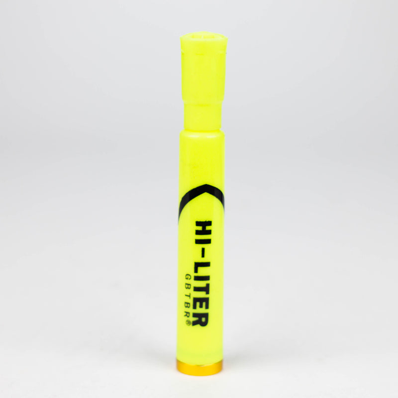 5.2" Discreet Hi Liter Marker Shape Aluminum Smoking Pipe Pack of 10 [RT-16] Metal Pipe Canadian Distributor