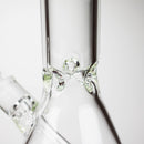 14" Exclusive License 7mm Glass Bong with Stickers [C1559] Glass Bong Canadian Distributor