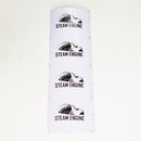 Steam Engine™ | 18 Inch 9mm glass bong with stickers by golden crown Glass Bong Smoke & Vape Distributor