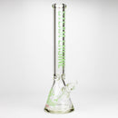 Steam Engine™ | 18 Inch 9mm glass bong with stickers by golden crown Glass Bong Smoke & Vape Distributor Smile Green