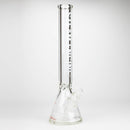 Steam Engine™ | 18 Inch 9mm glass bong with stickers by golden crown Glass Bong Smoke & Vape Distributor White