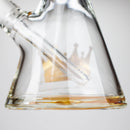 Golden Crown™ | 18 Inch 9mm glass bong with Signature and 24K Gold Emblem Glass Bong Smoke & Vape Distributor