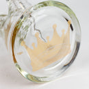 Golden Crown™ | 18 Inch 9mm glass bong with Signature and 24K Gold Emblem Glass Bong Smoke & Vape Distributor