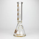 Golden Crown™ | 14 Inch 9mm glass bong with Signature and 24K Gold Emblem Glass Bong Smoke & Vape Distributor