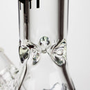 Steam Engine™ | 18 Inch 9mm glass bong with stickers by golden crown Glass Bong Smoke & Vape Distributor