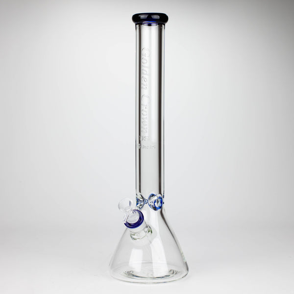 O Golden Crown™ | 18 Inch 9mm Engraved Bong US Glass