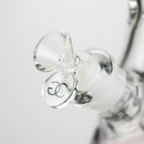 Steam Engine™ | 18 Inch 9mm glass bong with stickers by golden crown Glass Bong Smoke & Vape Distributor