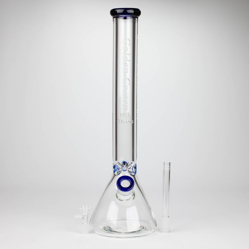 O Golden Crown™ | 18 Inch 9mm Engraved Bong US Glass