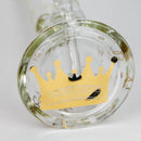 Golden Crown™ | 18 Inch 9mm GC with 24K Gold Emblem Glass Bong Smoke & Vape Distributor