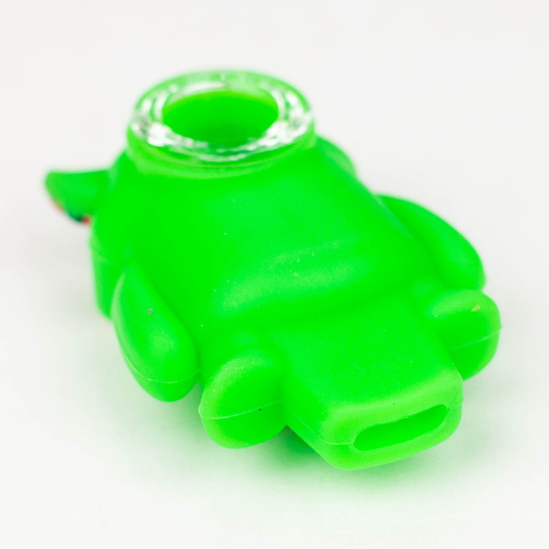 O 3" Three-eyed monster pipe-Assorted Colours [H306]