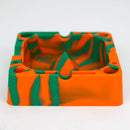 Silicone Heat-Resistant ashtray with poker - Assorted [015A] Silicone Ashtray Purple Haze Smoke Inc