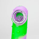 4.5" Pickel Pipe with hole for Keychain [083P] Silicone Pipe Purple Haze Smoke Inc