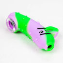 4.5" Pickel Pipe with hole for Keychain [083P] Silicone Pipe Purple Haze Smoke Inc