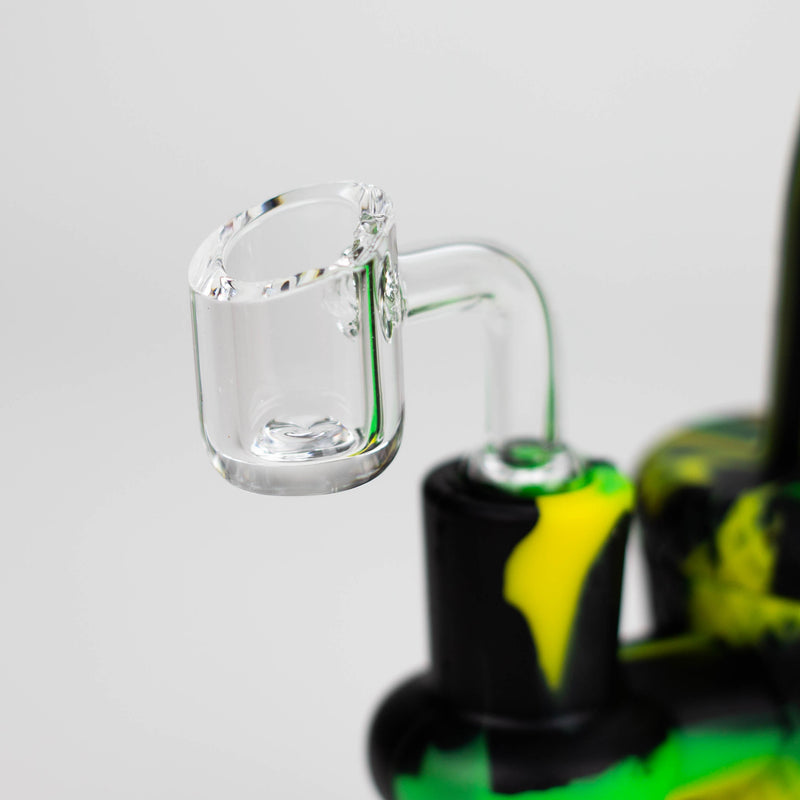 O 6" Detachable silicone Mini Rig-Assorted Colours [130B]