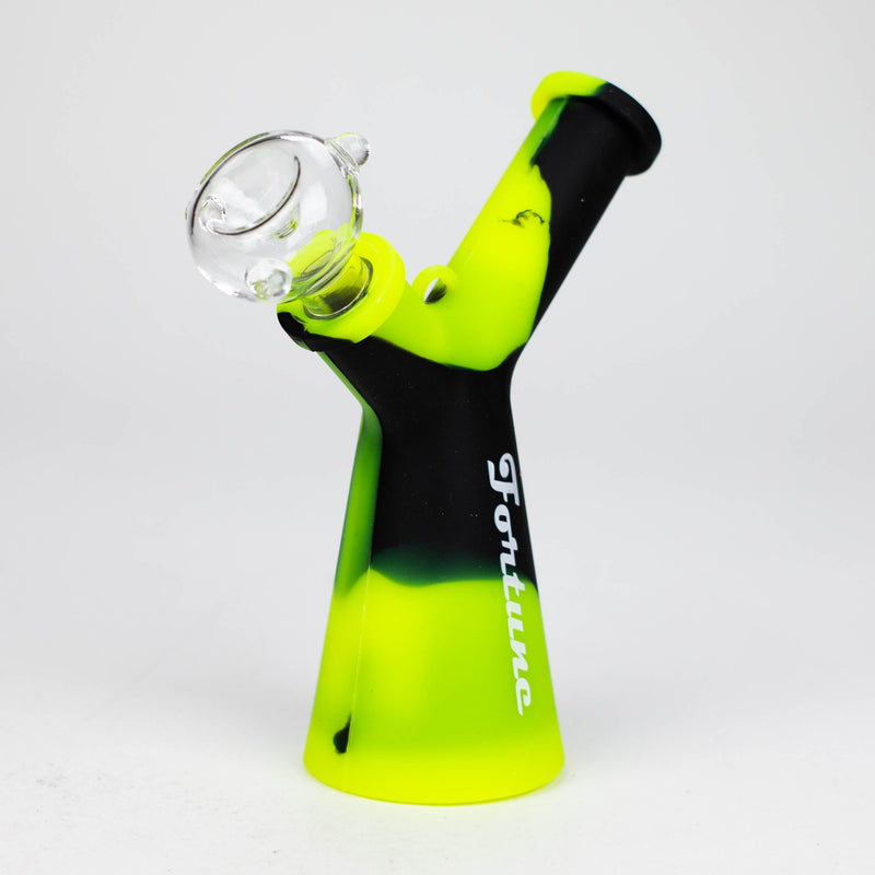 O Fortune | 6.5" Slingshot Silicone Waterpipe Assorted Colours[SP1026]