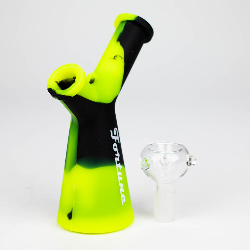 O Fortune | 6.5" Slingshot Silicone Waterpipe Assorted Colours[SP1026]