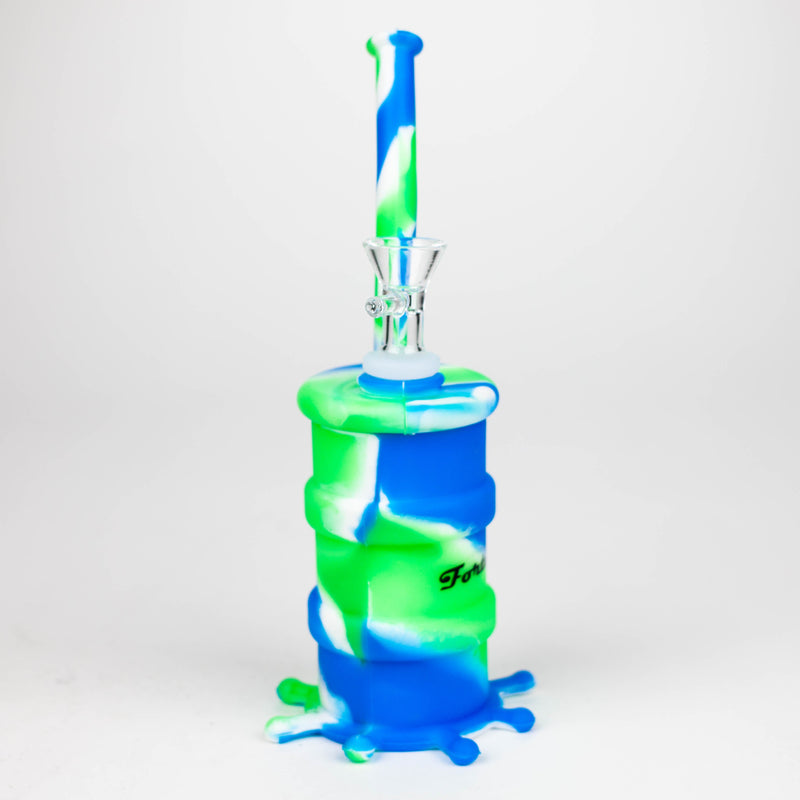O Fortune | 8" Silicone Soda Bong-Assorted Colours [SP1003]