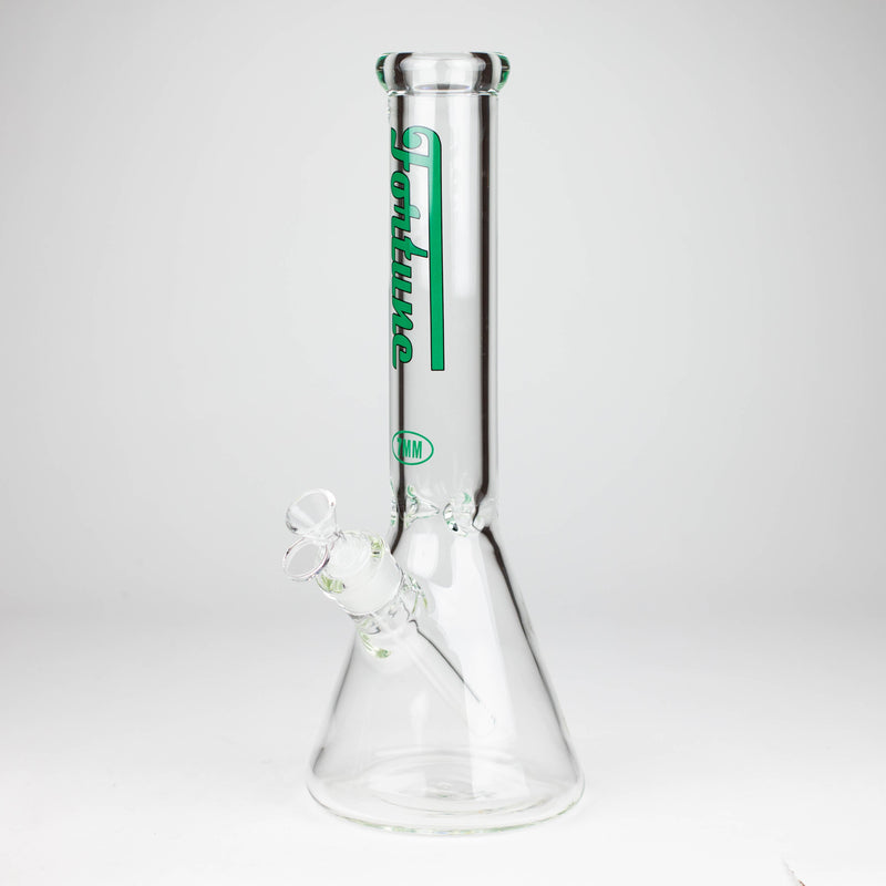 O Fortune | 14" 7mm Beaker Glass Bong [145007]