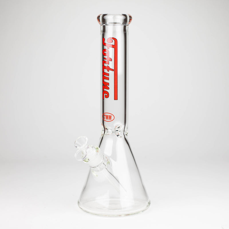 O Fortune | 14" 7mm Beaker Glass Bong [145007]