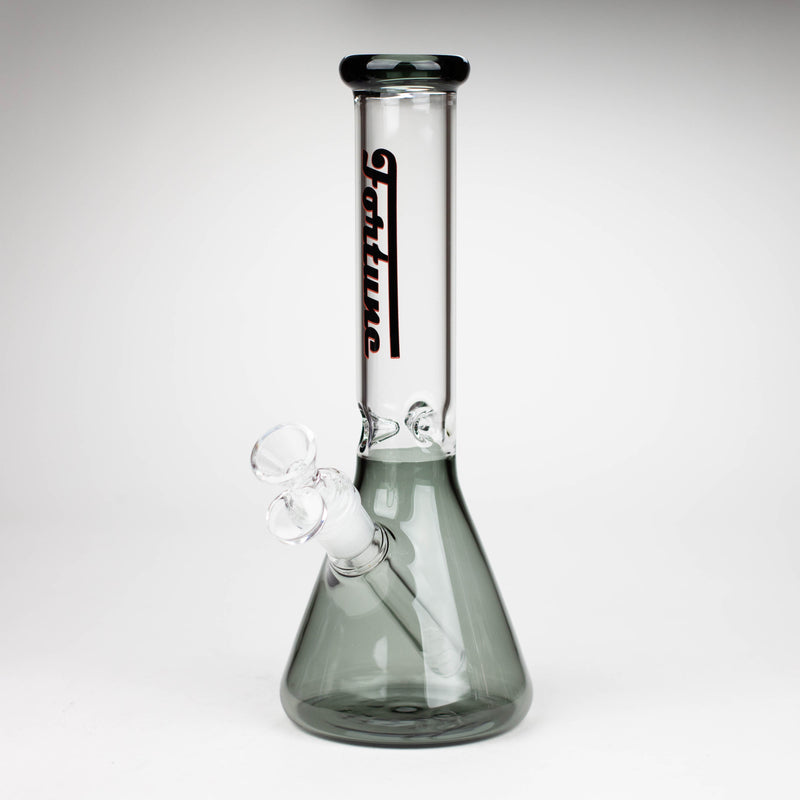 O Fortune | 10" 4mm Color Beaker bong [103804]