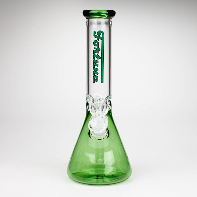 O Fortune | 10" 4mm Color Beaker bong [103804]