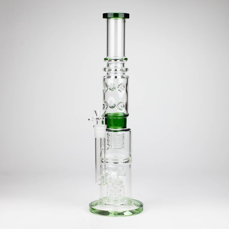 O Fortune | 18" Straight Glass Bong [Bong 005]