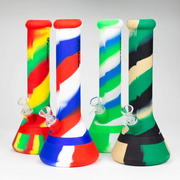 O Fortune | 12" Silicone Beaker Assorted Colours [SP1014]