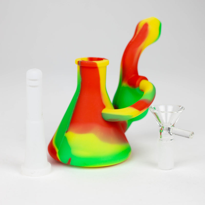 O Fortune | 4.5" Silicone recycle water Bong Assorted Colours [SP1044]