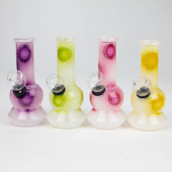 O 5" Glass water bong-Assorted