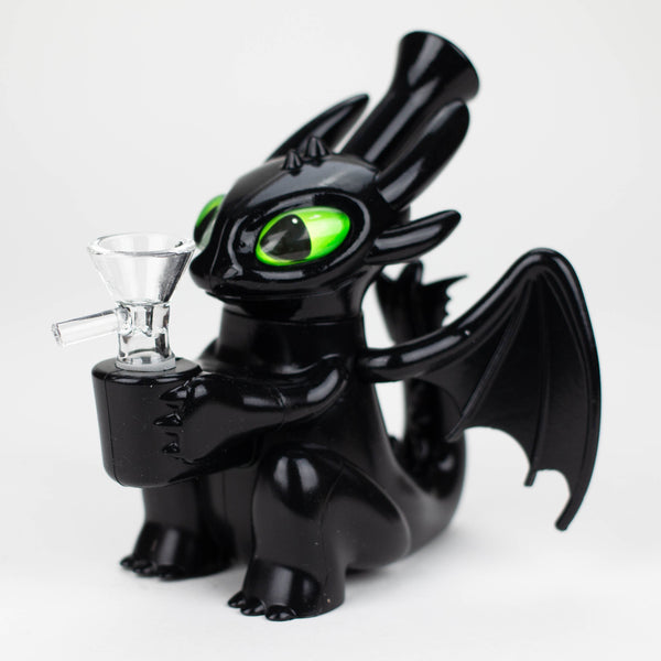 O 5.5" Black Dragon Water Pipe [YS-237]