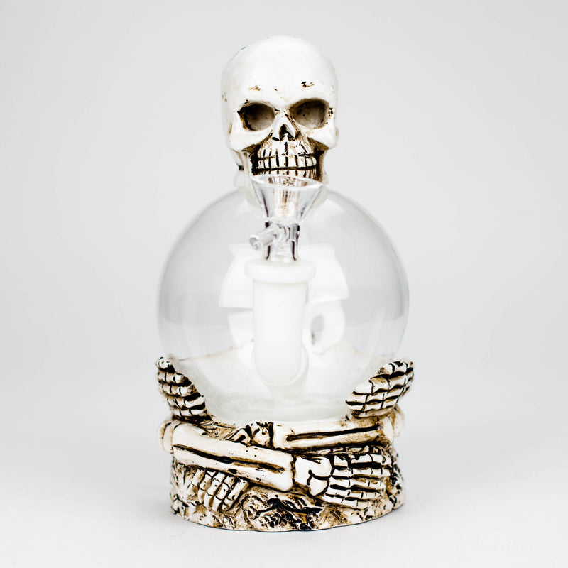 O 7.5'' Resin Skull Ball Water pipe [H325]