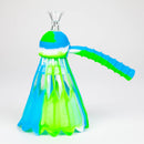 12" Silicone Badminton Birdie Water Pipe-Assorted [H142] Resin · Silicone · Plastic Bong YHS Smoke