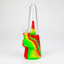 8.5" Silicone cone shape water bong-Assorted [H151] Resin · Silicone · Plastic Bong YHS Smoke