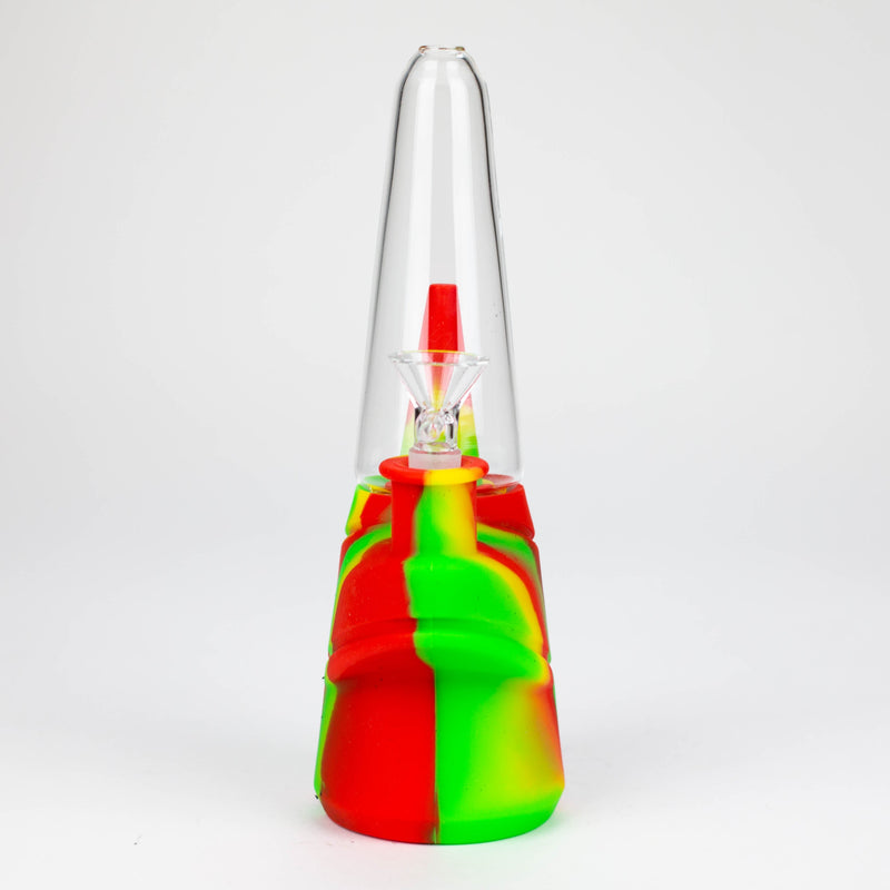 O 8.5" Silicone cone shape water bong [H151]