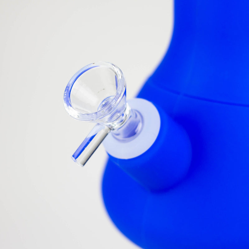 O 13.5" detachable silicone water bong - Assorted Colours [H5]