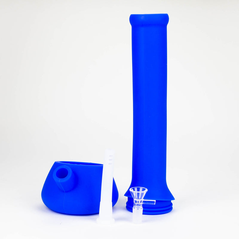 O 13.5" detachable silicone water bong - Assorted Colours [H5]