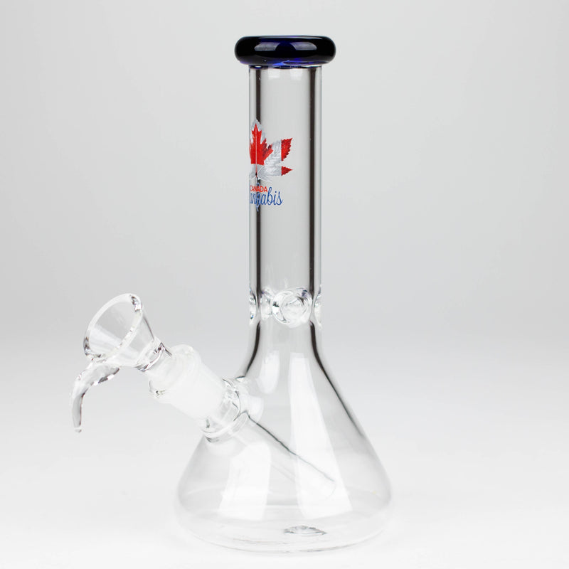 O 7" Zoom Glass Bong with Bowl [AK050]