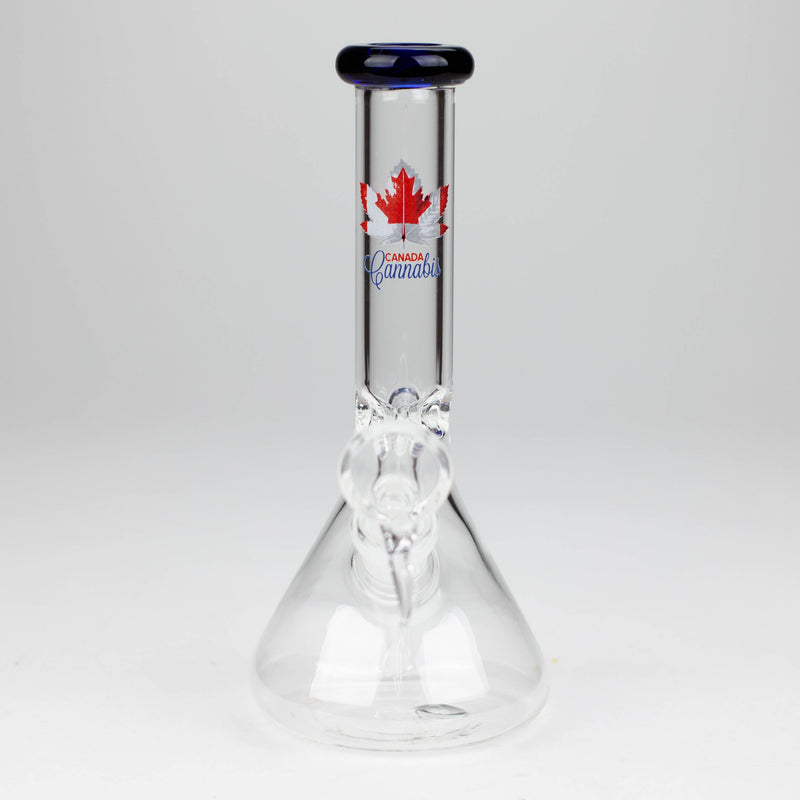 O 7" Zoom Glass Bong with Bowl [AK050]