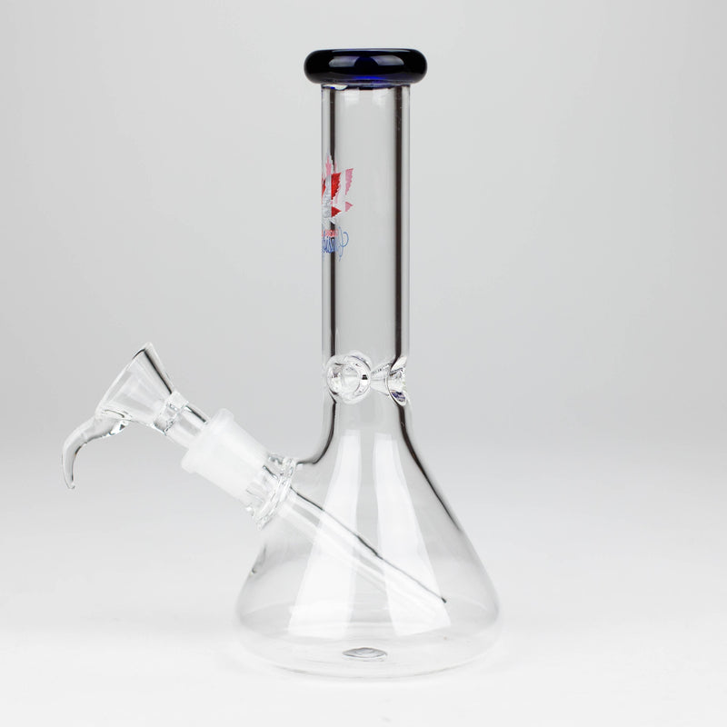 O 7" Zoom Glass Bong with Bowl [AK050]