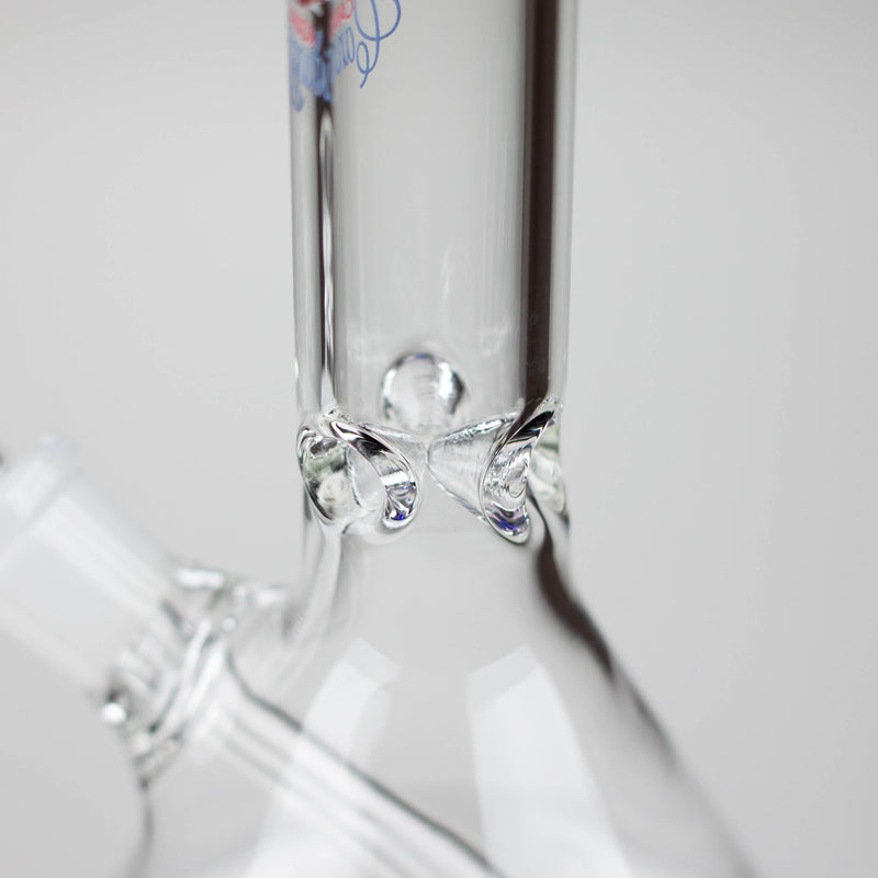 O 7" Zoom Glass Bong with Bowl [AK050]