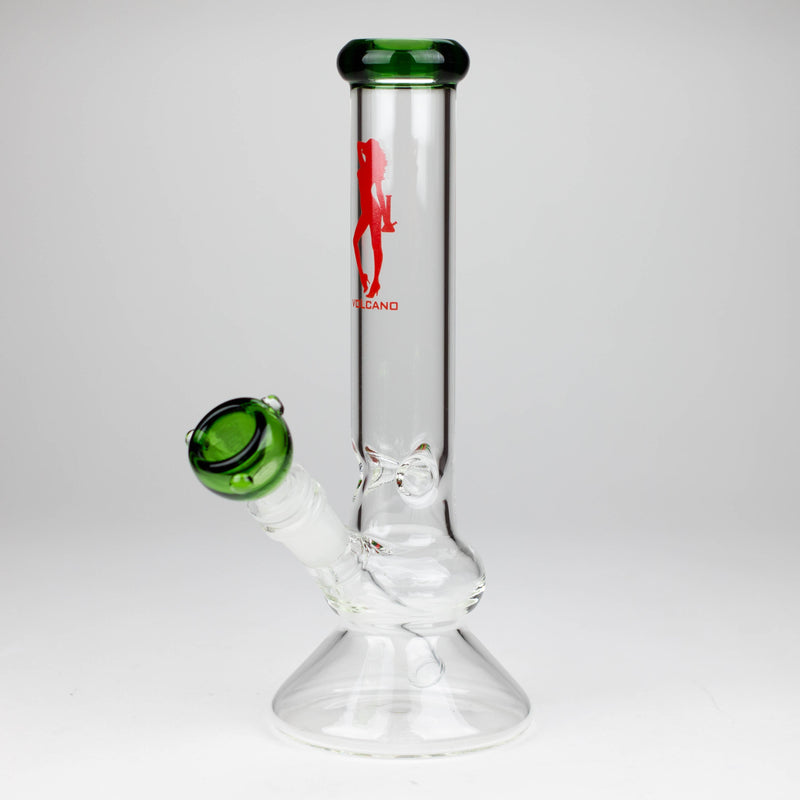 O Volcano | 10" Glass Bong with Bowl [AK2034]